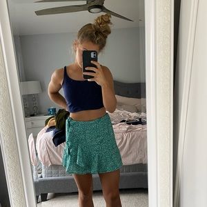 Dalmatian Print Wrap around skirt